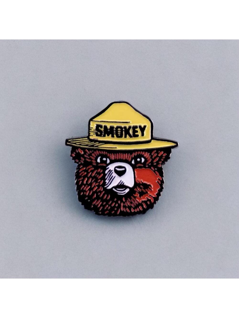 Pin - Smokey The Bear, Wildfire Firefighter Wildland Prevent Forest Fires